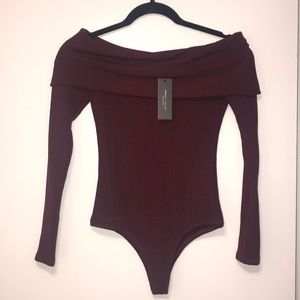 Off shoulder bodysuit